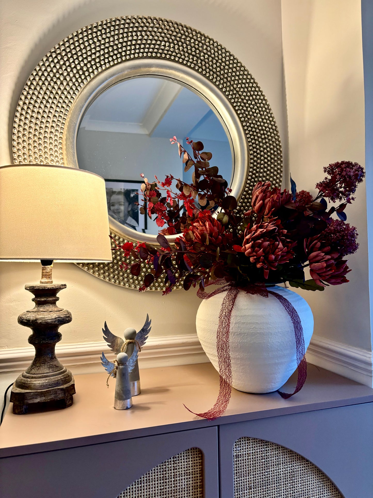 Textured White Regola Vase