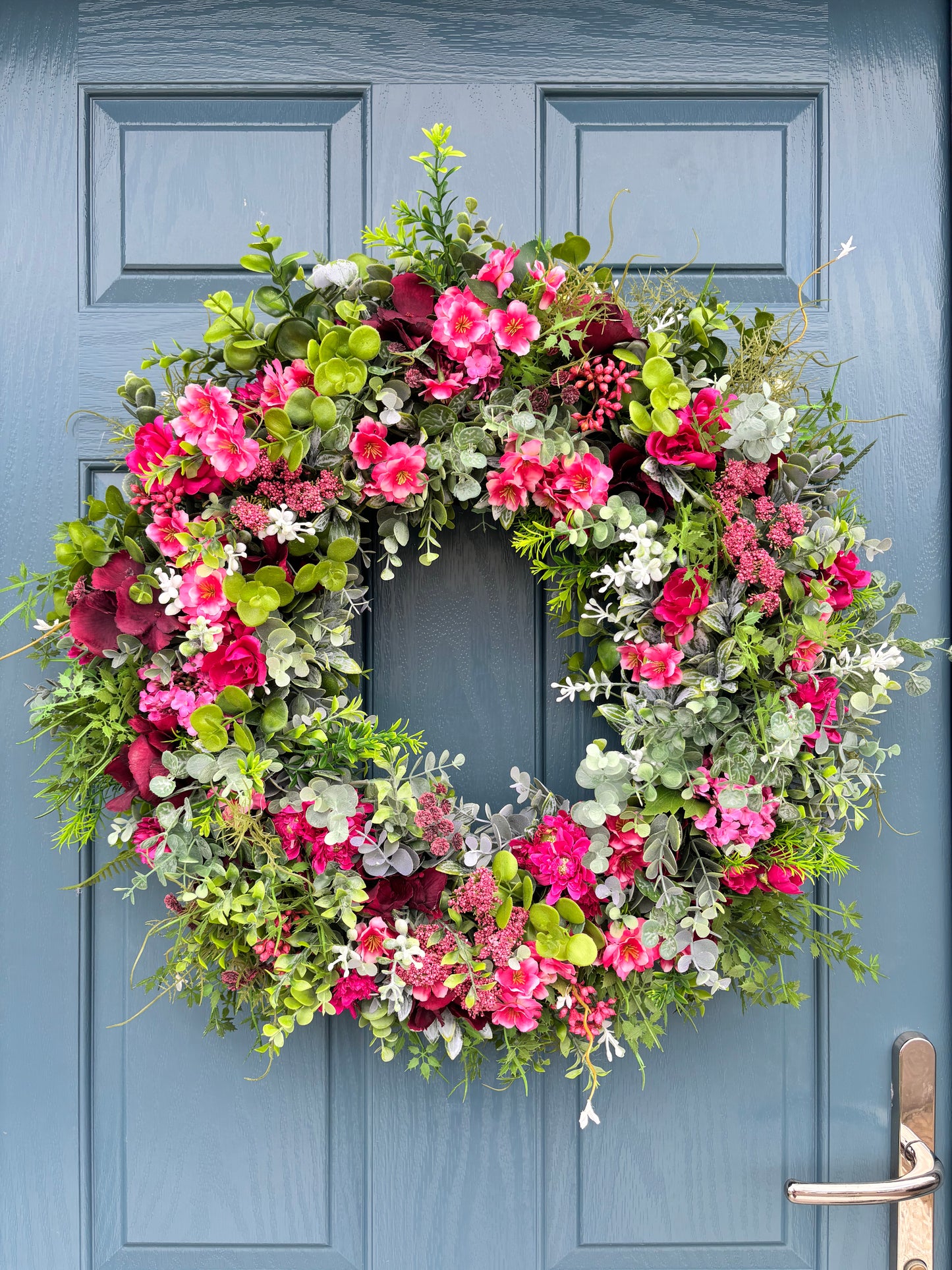 The Summer Breeze | Faux Floral Decor Extra Large Wreath “The Summer Breeze”