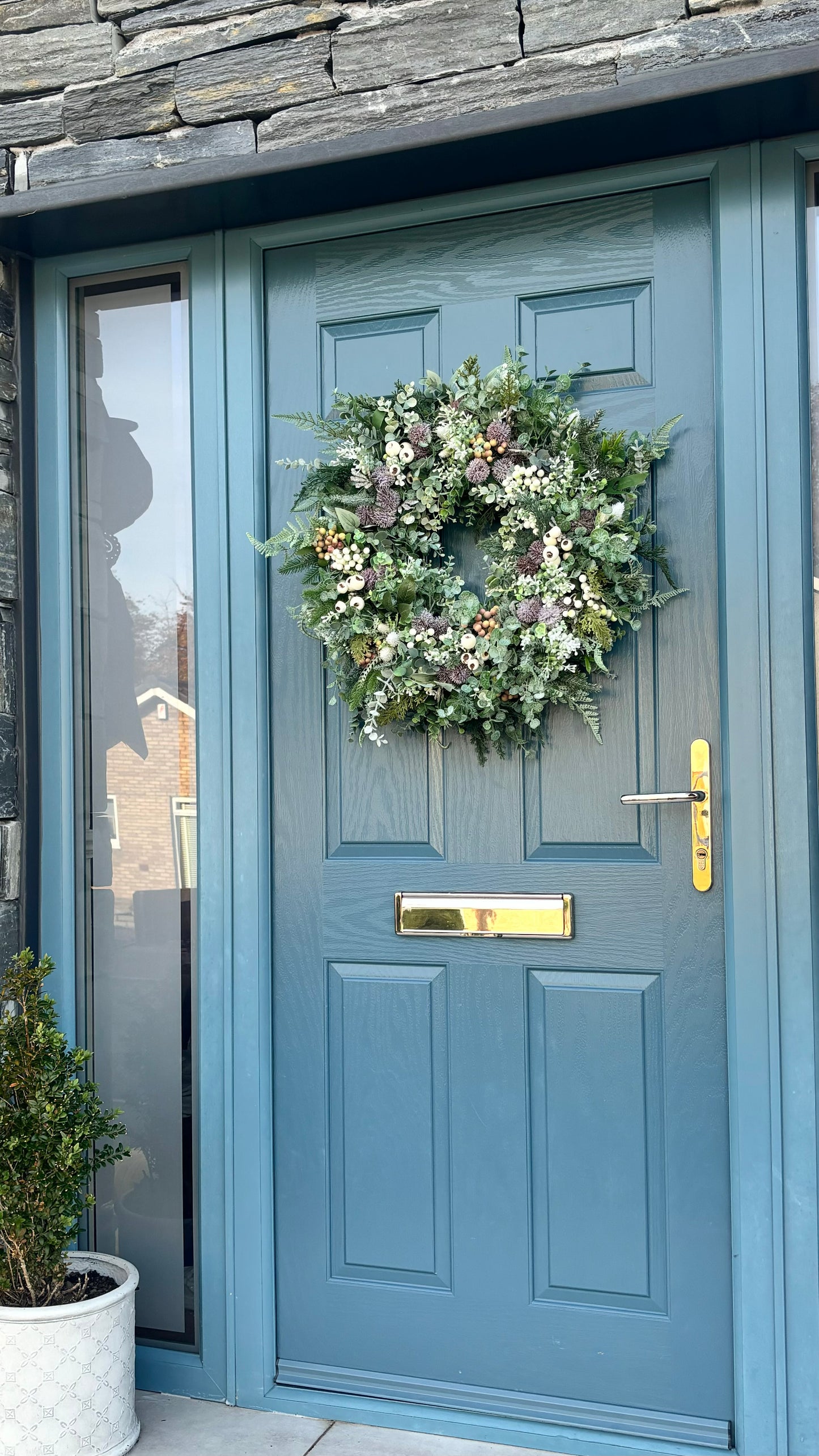 The Thistle Frost | Extra Large Winter Wreath