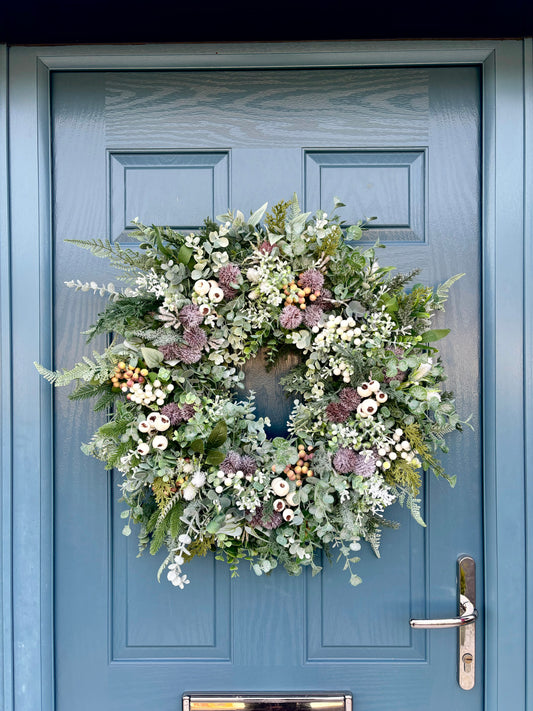 The Thistle Frost | Extra Large Winter Wreath