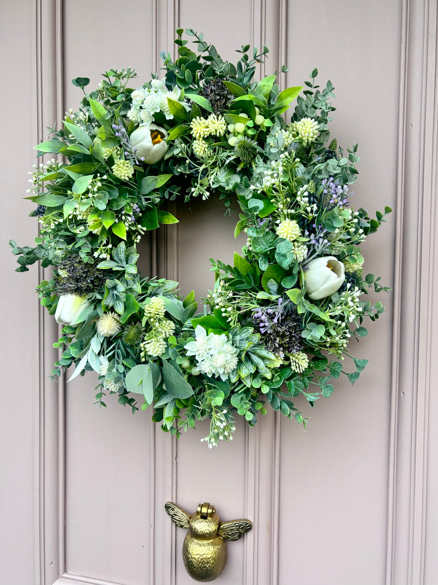Winter Wreath | Faux Door Decor “Winter Berries”